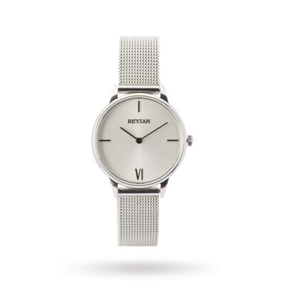 Elegance Silver, white dial