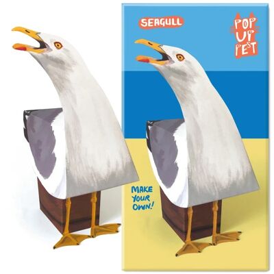 Pop up pet seagull