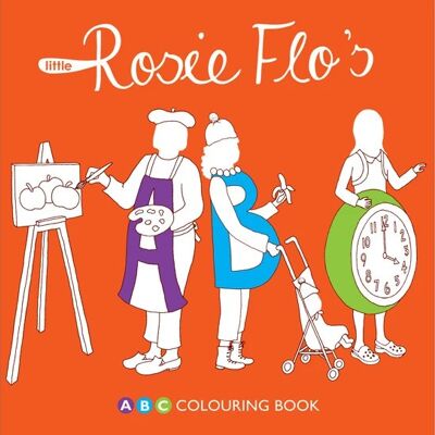 LIBRO PARA COLOREAR DEL ABC DE LA PEQUEÑA ROSIE FLO