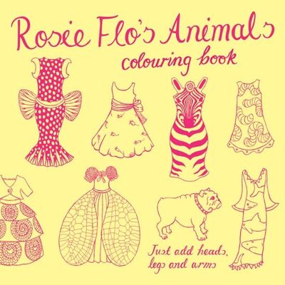 LIBRO PARA COLOREAR ANIMALES DE ROSIE FLO