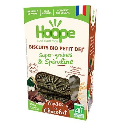 Biscuits BIO petit déjeuner Chocolat - 160g