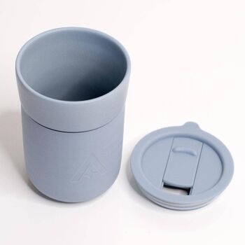 Tasse de voyage en céramique avec couvercle Carry Cup - Cool Blue 2