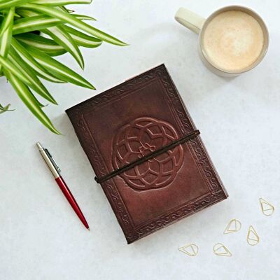 Handmade Celtic Knot Leather Journal