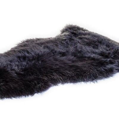 Irish Sheepskin Rug/Throw - Black