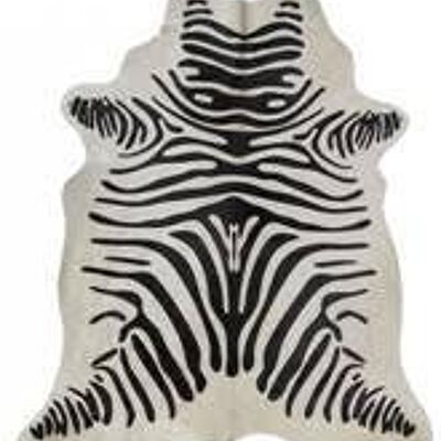 Cowhide Rug - Zebra on White