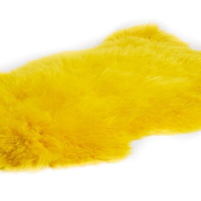 Irischer Schaffellteppich - Gelb