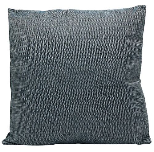 Cushion - Pillow - Cotton - Blue - Herringbone - 45x45cm