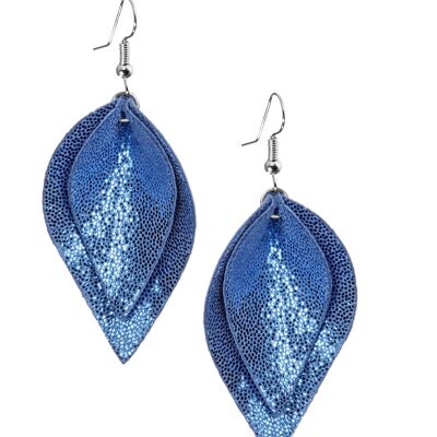 LUMME Midi Double, blu glitter