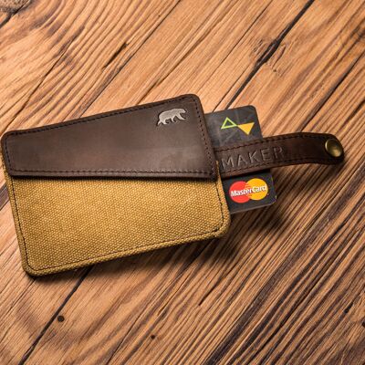 HANDY Anti-RFID Mustard Wallet