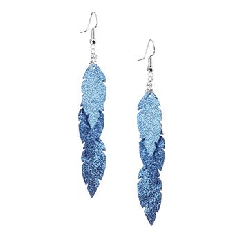 PLUMES Petite Trio, bleu