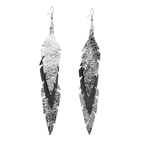 FEATHERS Midi Trio, silver-black