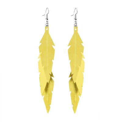 FEATHERS Midi Trio, yellow