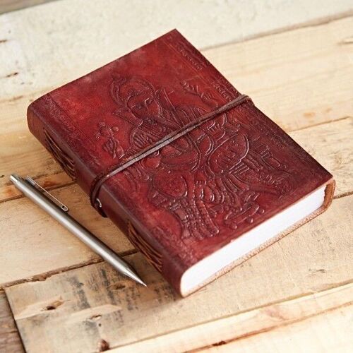 Handmade Large Ganesh Leather Journal