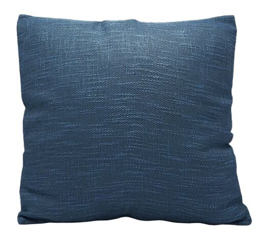 Cushion - Pillow -  Linen - Blue - 45x45cm