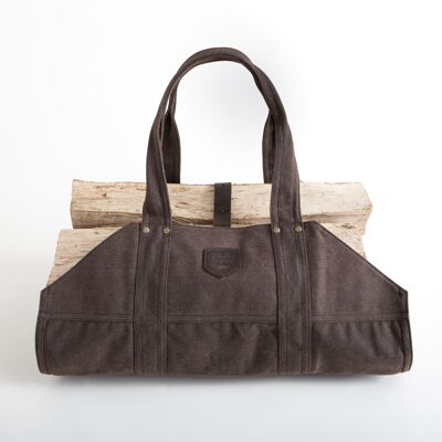 LUMBERJACK Brown Log Bag