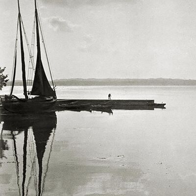 Lac de Garde. 1931 - 40cm x 40cm