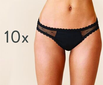 PACK de 10 culottes menstruelles - Bikini Sidonie 6