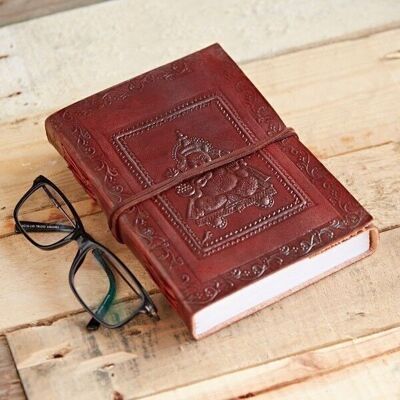 Handmade Ganesh Leather Journal