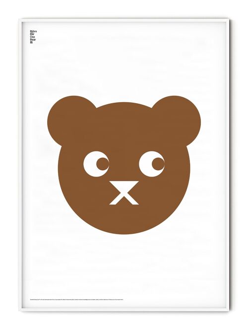 Animal Bear Poster - 50x70 cm