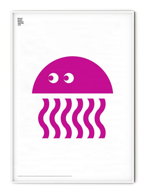 Animal Jellyfish Poster - 50x70 cm