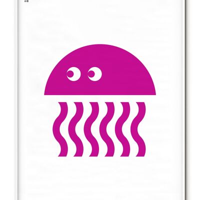 Animal Jellyfish Poster - 50x70 cm