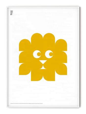 Affiche Lion Animal - 50x70 cm