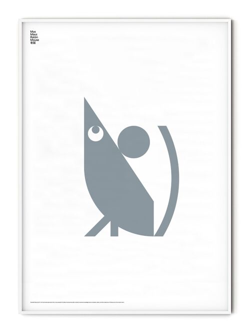 Animal Mouse Poster - 30x40 cm