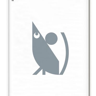 Affiche Souris Animaux - 30x40 cm