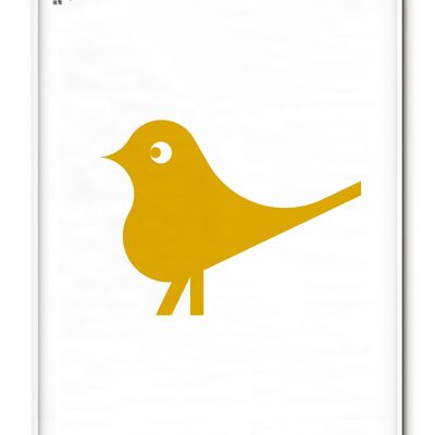 Poster Animal Nightingale - 50x70 cm