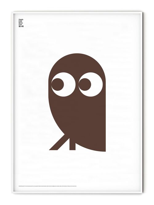 Animal Owl Poster - 50x70 cm