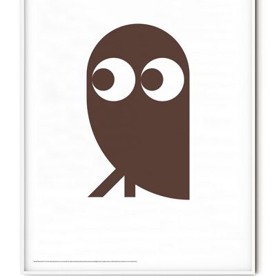 Animal Owl Poster - 50x70 cm
