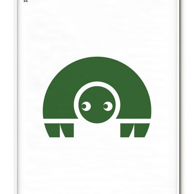 Tierschildkröte Poster - 50x70 cm
