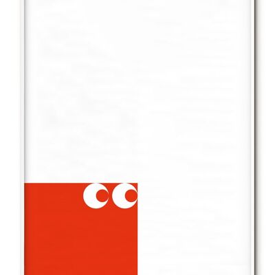Poster quadrato di base - 50x70 cm