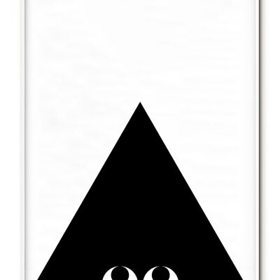 Póster Triángulo básico - 50x70 cm