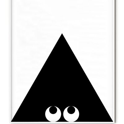Affiche Triangle Basique - 50x70 cm