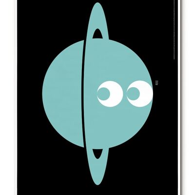 Basic Uranus Poster - 50x70 cm