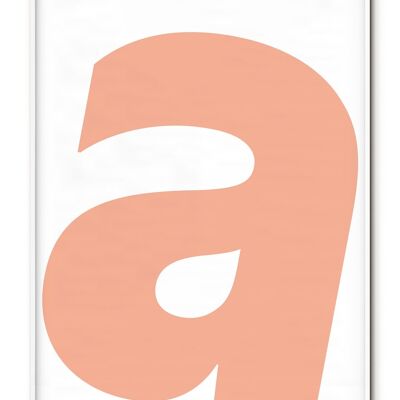 Letter A Poster - 50x70 cm