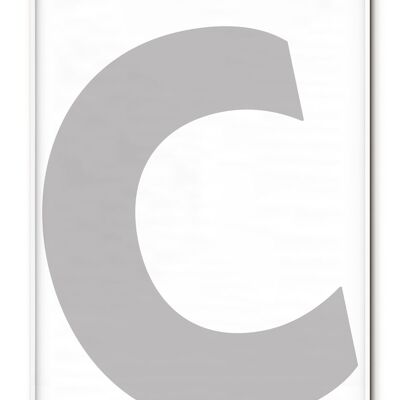 Buchstabe C Poster - 50x70 cm