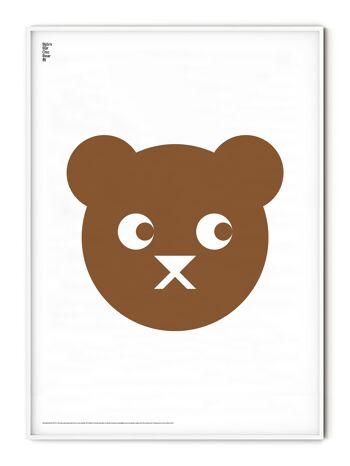 Affiche Animal Ours - 30x40 cm
