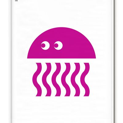 Animal Jellyfish Poster - 30x40 cm