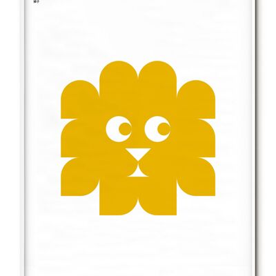 Animal Lion Poster - 30x40 cm