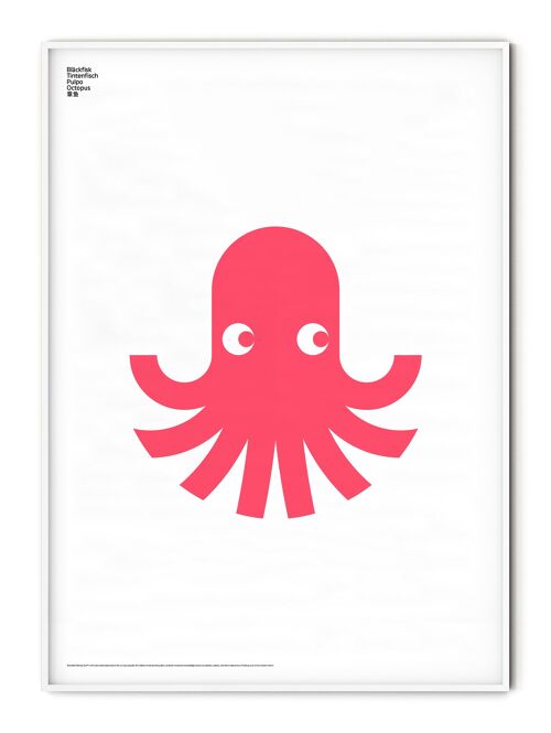 Animal Octopus Poster - 30x40 cm