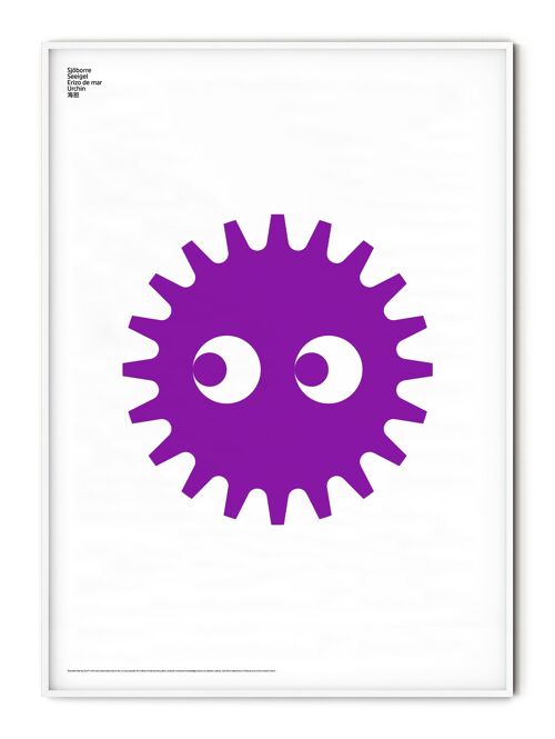 Animal Urchin Poster - 30x40 cm