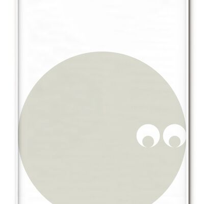 Basic Circle Poster - 30x40 cm
