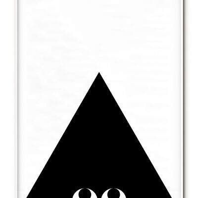 Basic Triangle Poster - 30x40 cm