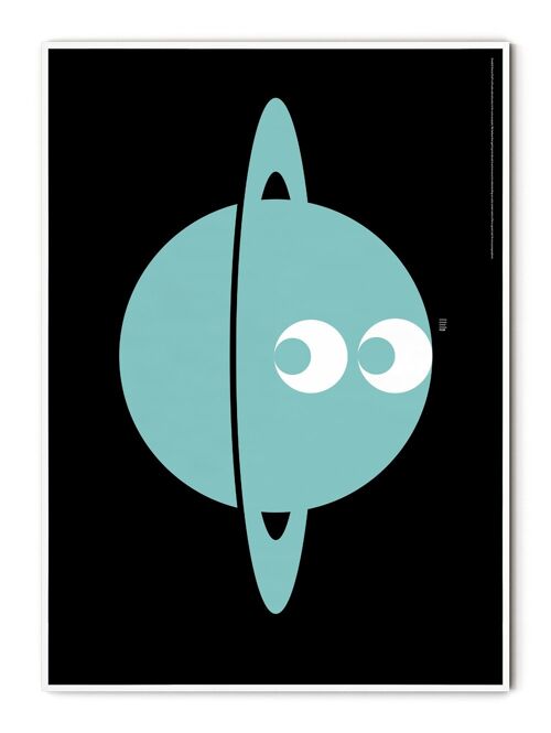 Basic Uranus Poster - 30x40 cm