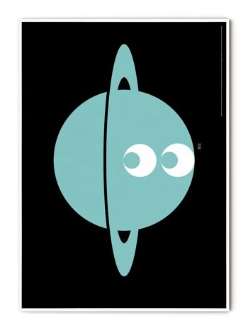 Affiche basique Uranus - 30x40 cm