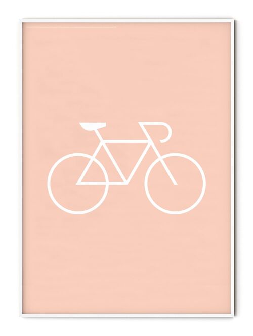 Iconography Bicycle Poster - 30x40 cm