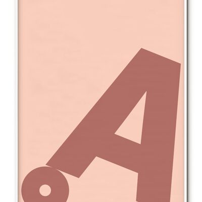 Letter Ã… Poster - 30x40 cm