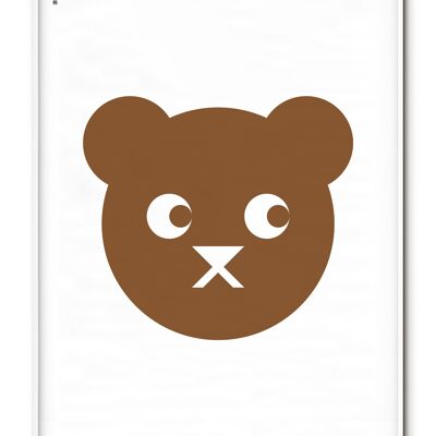 Animal Bear Poster - 21x30 cm